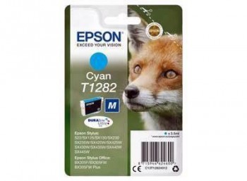 Inkjet Epson Original T1282 Cyan C13T12824012