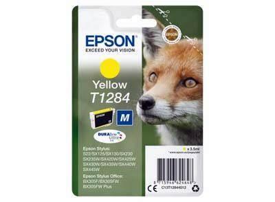 Inkjet Epson Original T1284 Amarillo C13T12844012