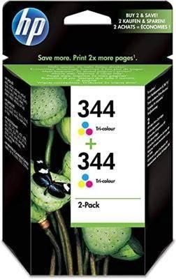Pack 2 Cartuchos Ink-Jet HP C9505EE  Nº 344 Tricolor