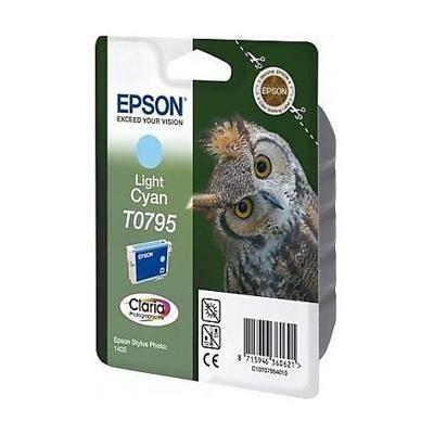 Inkjet Epson Original T0795 Cyan Claro PHOTO 1400 C13T07954010