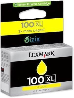 Cartucho Ink-Jet Lexmark Nº 100xl 14N1071E alta capacidad Amarillo