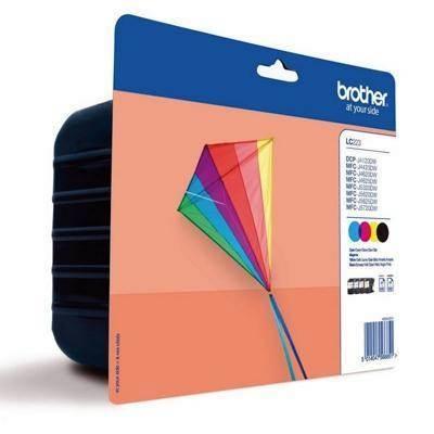 Ink Brother original LC223VALBP paquete 4 colores negro/cian/magenta/amarillo