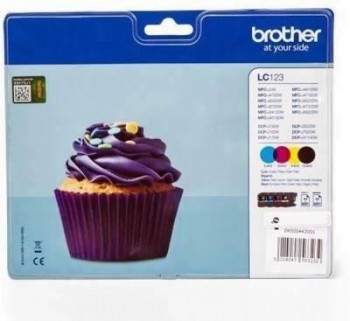 Inkjet Original Brother LC123VALBP pack 4 colores