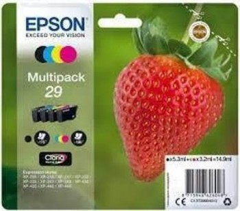 Ink Epson original pack 4 colores T2986 C13T29864012