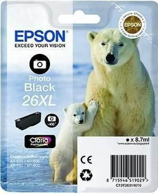 Inkjet Epson Original T2631 Negro FOTO Nº26XL C13T26314012