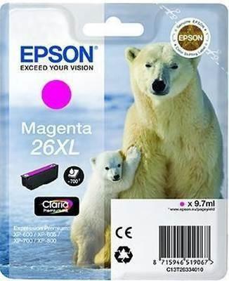 Cartucho Ink-jet Epson C13T26334012 alta capacidad Magenta