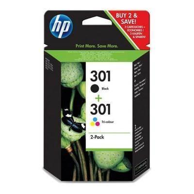 Inkjet HP Original CR340EE Nº301 P/2 TRicolor+Negro