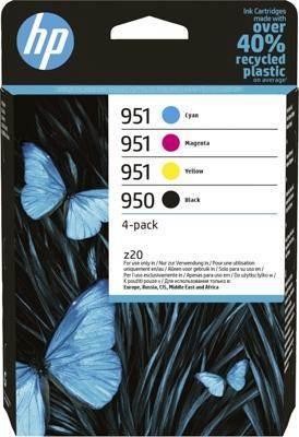 HP 950 Black/951 Cyan/Magenta/Yellow 4-pack Original Ink Cartridges 6ZC65AE