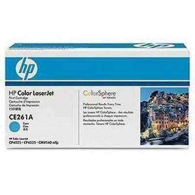Toner Laser HP Original CE261A Cian