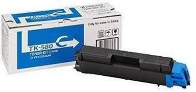 Toner Kyocera Original 1T02KTCNL0 Cian TK580C