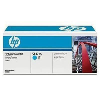 Toner HP Laserjet Original CE271A 650A Cian