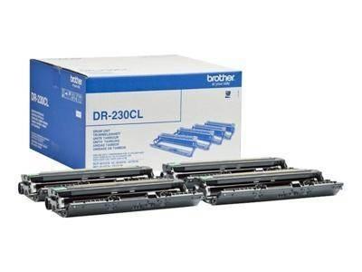 Pack de 4 tambores láser Brother DR230CL Negro + Tricolor