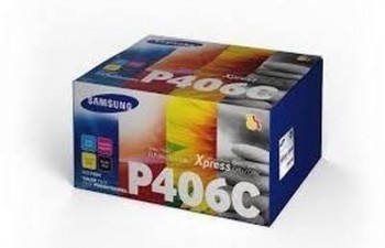 Tóner Láser Samsung CLT-P406C/ELS  Multipack Negro + Tricolor
