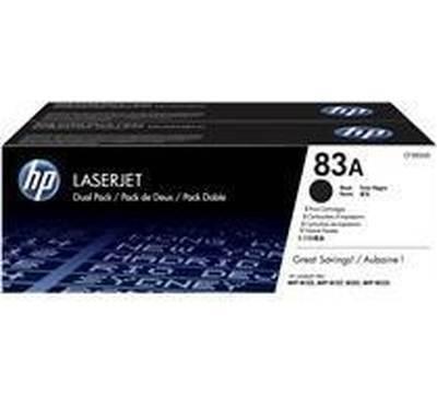 Toner H.P. original CF283AD paquete de 2 negro