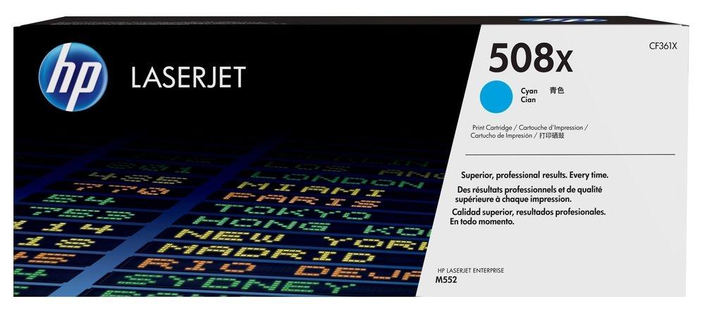 HP 508X Cyan LaserJet Toner Cartridge