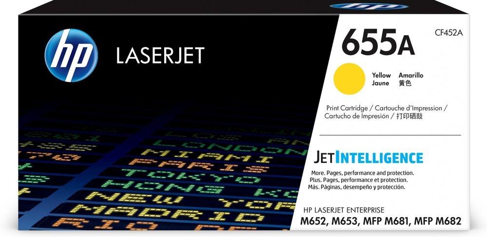 HP 655A Yellow LaserJet Toner Cartridge