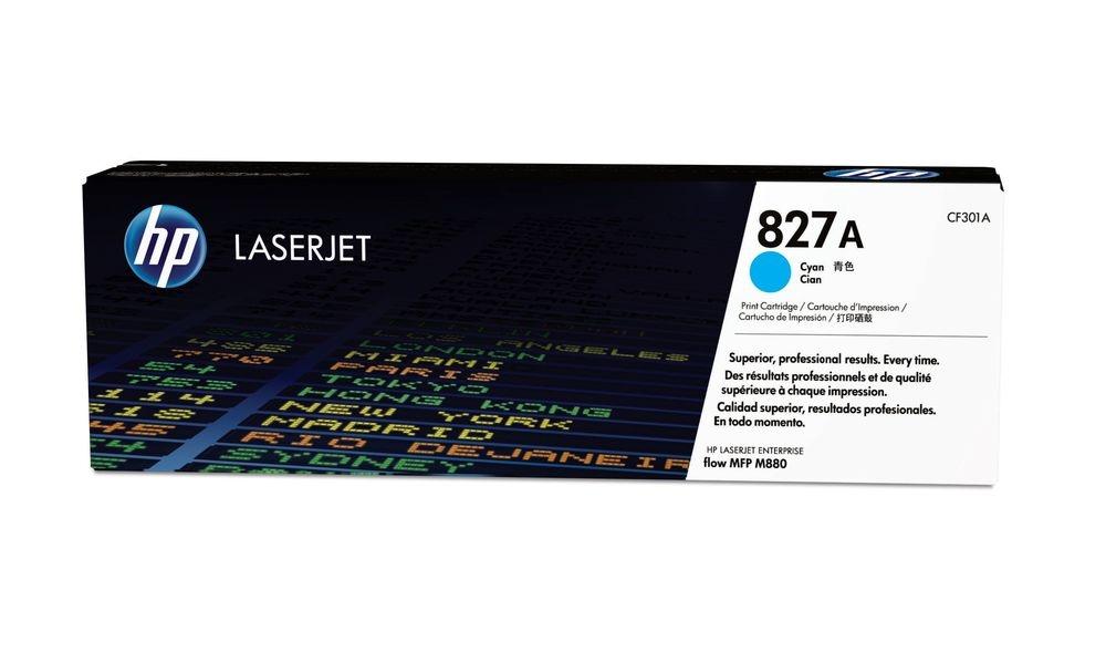 Toner HP original CF301A Cian laserjet 827A