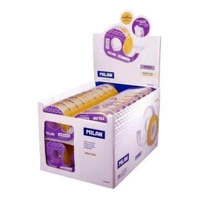 Expositor 36 cintas adhesivas 19mmx33m con dispensador 80217