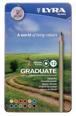 Lapiz Lyra Graduate Est. Metal 12 Uds. L2871120