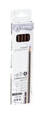 Lapiz Lyra Graduate Graphite Technical Est. 6 Uds. L1171062