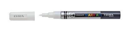 Marcador Permanente Lyra Mark All Blanco 0,7 mm