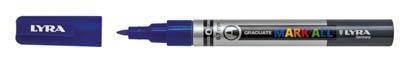 Marcador Permanente Lyra Mark All Azul Oscuro 0,7 mm