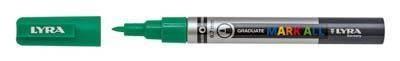 Marcador Permanente Lyra Mark All Verde Esmeralda 0,7 mm