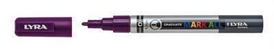 Marcador Permanente Lyra Mark All Violeta 1 mm