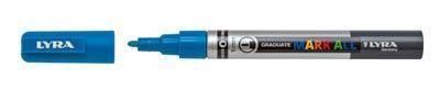 Marcador Permanente Lyra Mark All Azul Celeste 1 mm