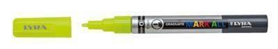 Marcador Permanente Lyra Mark All Amarillo Neón 1 mm L6810304