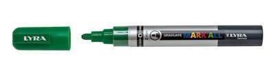 Marcador Permanente Lyra Mark All Verde Savia 2 mm