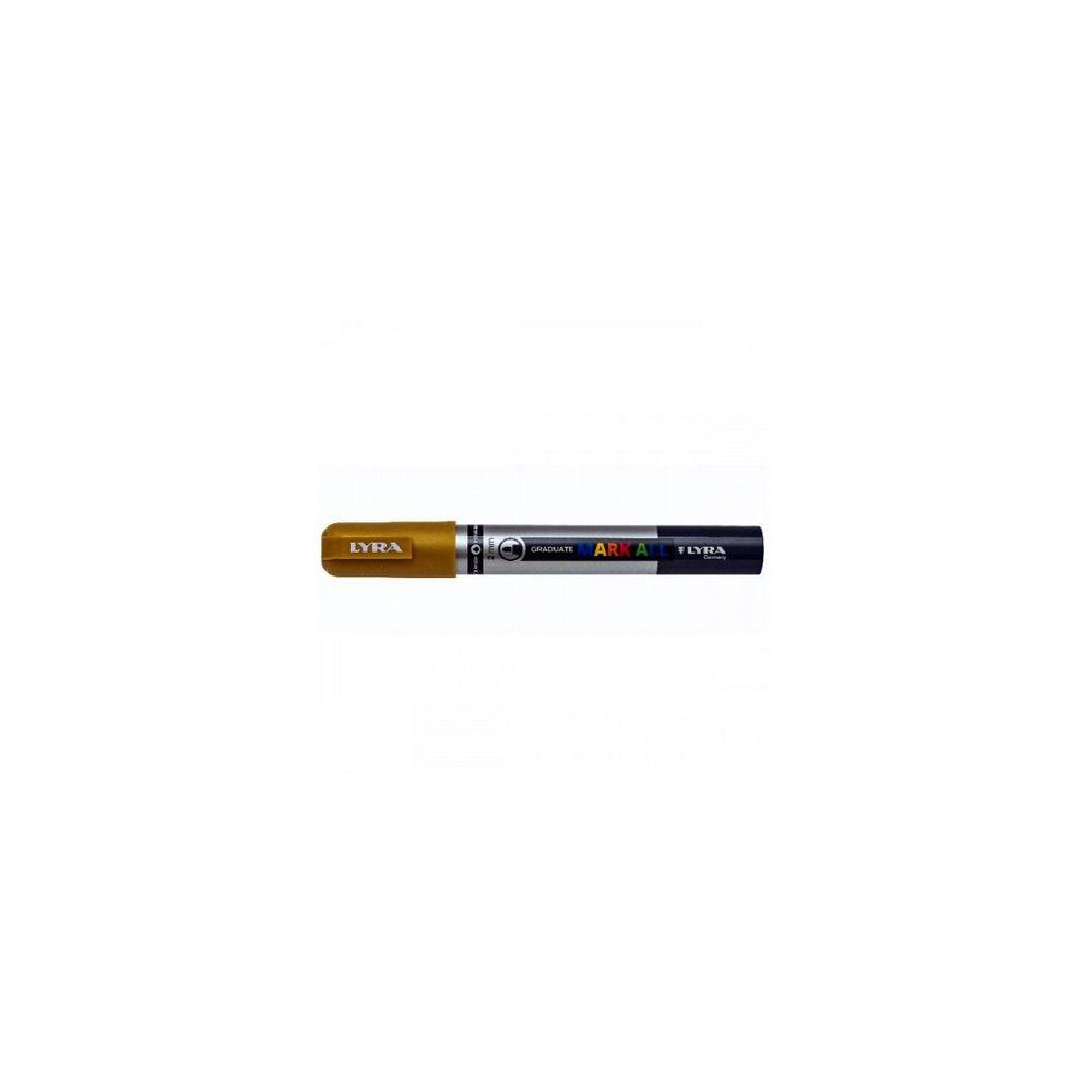 Marcador Permanente Lyra Mark All Oro 2 mm L6820250