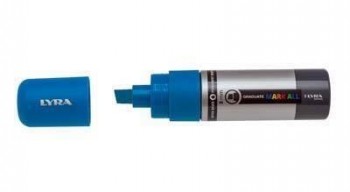 Marcador Permanente Lyra Mark All Azul Celeste 8 mm