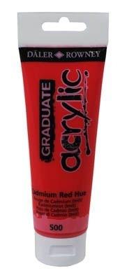 Pintura acrilica Graduate Acrylic rojo cadmio Tubo120Ml D123120500
