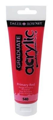 Pintura acrilica Graduate Acrylic rojo primario Tubo120Ml D123120540