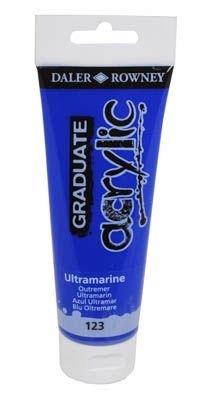 Pintura acrilica Graduate Acrylic azul ultramar Tubo120Ml D123120123