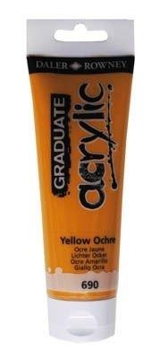 Pintura acrilica Graduate Acrylic amarillo ocre Tubo120Ml D123120690