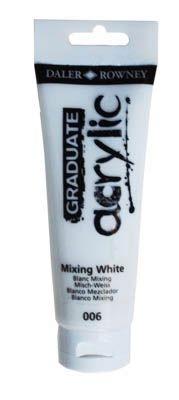 Pintura acrilica Graduate Acrylic blanco mezclador Tubo120Ml D123120006