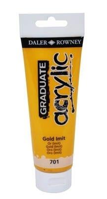 Pintura acrilica Graduate Acrylic oro Tubo120Ml D123120701