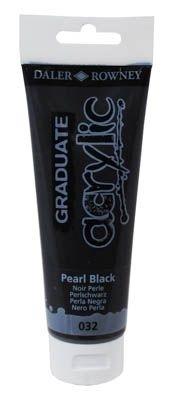 Pintura acrilica Graduate Acrylic negro perla Tubo120Ml D123120032