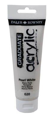 Pintura acrilica Graduate Acrylic perla blanca Tubo120Ml D123120020
