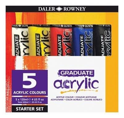 Pintura acrilica Graduate Acrylic Starter Set 5X120Ml D123900100