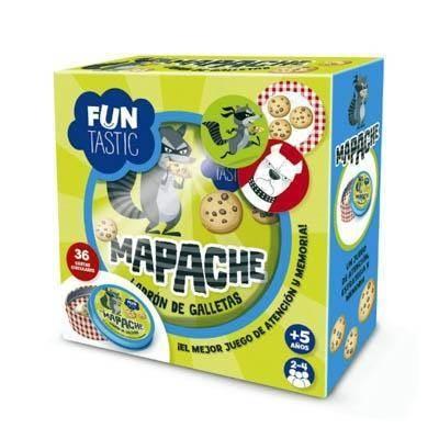 CARTAS REDONDAS FUNTASTIC   MAPACHE con caja