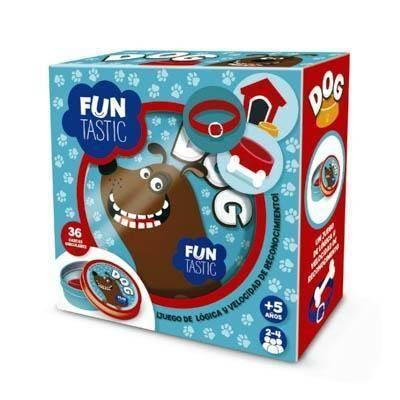FUJ008 CARTAS REDONDAS FUNTASTIC   DOG con caja