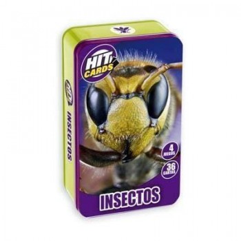 HIT CARDS CAJA METÁLICA   INSECTOS