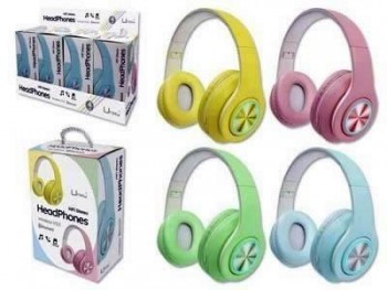 AURICULARES HEAD BLUETOOTH UMAY PASTEL LITTLE FUN 328963