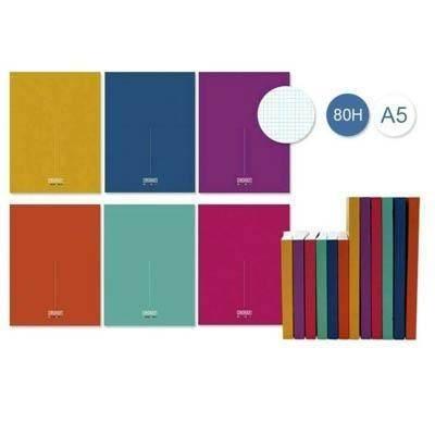Libreta cosida A5 80h 90g tapa soft 350769
