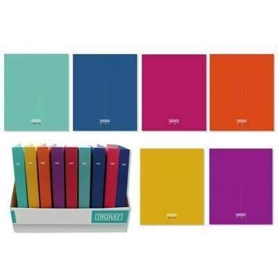 Carpeta 4 anillas Mediterráneo Ingraf 25mm colores surtidos 350777