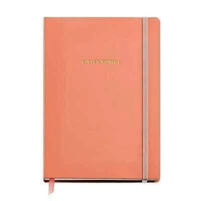Cuaderno Miquelrius Rígido 48X210 96h. puntos 100g. C/Goma Bullet Melocoton MR1510
