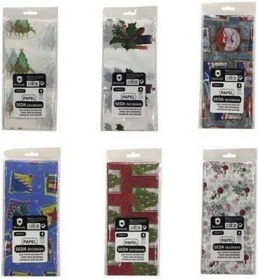 Papel seda Bismark navidad blister 4 uds. 326620